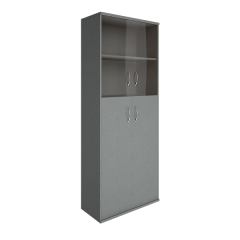 Шкаф высокий широкий Riva А.СТ-1.7 Серый