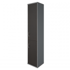 Шкаф высокий узкий правый Рива Riva А.СУ-1.3 Пр Венге/Металлик