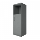 Шкаф средний узкий правый Рива Riva А.СУ-2.1 Пр Серый