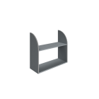 Полка навесная Рива Riva А.ПНС-1 Клен/Металлик