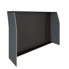 Стойка прямая 1600 Рива Riva А.РС-4 Венге/Металлик