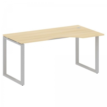 Стол криволинейный правый на О-образном м/к Рива METAL SYSTEM БО.СА-1 Пр Акация/Серый