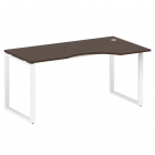 Стол криволинейный правый на О-образном м/к Рива METAL SYSTEM БО.СА-1 Пр Венге/Белый