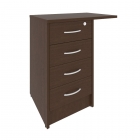 Тумба приставная с фолдингом Рива Riva А.ТП-4.3F-S Венге Цаво