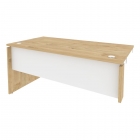 Стол-приставка левый к опорным элементам Рива ONIX O.SPR-4.8L Тиквуд Светлый/Белый