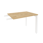 Брифинг-приставка на П-образном м/к Рива ONIX O.MP-BR-9 Тиквуд Светлый/Белый