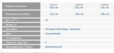 Депозитная ячейка ЗМК Промет DB-4 DGL