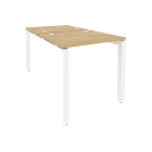 Рабочая станция на П-образном м/к Рива ONIX O.MP-D.RS-2.0.7 Тиквуд Светлый/Белый