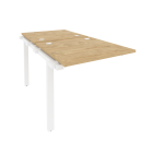Наборный элемент рабочей станции на м/к Рива ONIX O.M-2.NRS-0.8 Тиквуд Светлый/Белый