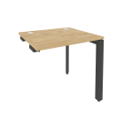 Стол-приставка на П-образном м/к к опорным элементам Рива ONIX O.MP-SPR-0.7 Тиквуд Светлый/Антрацит