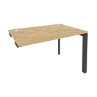 Стол-приставка на П-образном м/к к опорным элементам Рива ONIX O.MP-SPR-2.8 Тиквуд Светлый/Антрацит