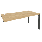 Стол-приставка на П-образном м/к к опорным элементам Рива ONIX O.MP-SPR-4.8 Тиквуд Светлый/Антрацит