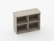 Тумба приставная к столу Персона Грата Glassy 3.18.101 Дуб сантана светлый