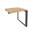 Стол-приставка на О-образном м/к к опорным элементам Рива ONIX O.MO-SPR-0.7 Тиквуд Светлый/Антрацит