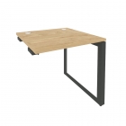 Стол-приставка на О-образном м/к к опорным элементам Рива ONIX O.MO-SPR-0.8 Тиквуд Светлый/Антрацит