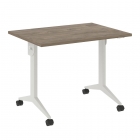 Стол складной мобильный Рива X-Pull X.M-1.7 Тиквуд Темный/Белый