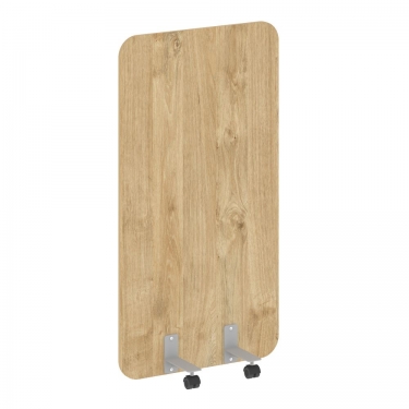 Перегородка на металлических опорах, на роликах Рива R-line DP.R-80-150 Тиквуд Светлый