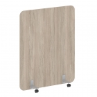 Перегородка на металлических опорах, на роликах Рива R-line DP.R-120-150 Дуб Аттик