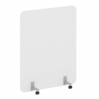 Перегородка на металлических опорах, на роликах Рива R-line DP.R-120-150 Белый