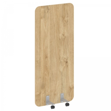 Перегородка на металлических опорах, на роликах Рива R-line DP.R-80-180 Тиквуд Светлый