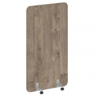 Перегородка на металлических опорах, на роликах Рива R-line DP.R-100-180 Тиквуд Темный