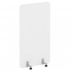 Перегородка на металлических опорах, на роликах Рива R-line DP.R-100-180 Белый Бриллиант