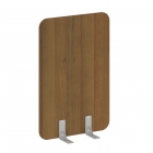 Перегородки на металлических опорах на фетровых подпятниках Рива R-line DP.F-80-120 Орех Гварнери