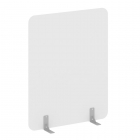 Перегородки на металлических опорах на фетровых подпятниках Рива R-line DP.F-120-150 Белый