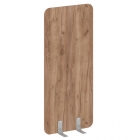 Перегородки на металлических опорах на фетровых подпятниках Рива R-line DP.F-80-180 Дуб Табак