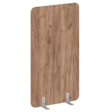 Перегородки на металлических опорах на фетровых подпятниках Рива R-line DP.F-100-180 Дуб Табак