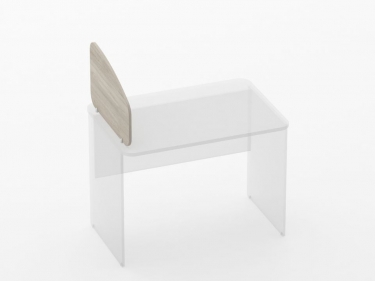 Экран разделительный Персона Грата Glassy 5.12.06 Дуб сантана светлый