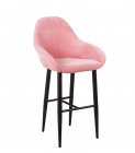 Стул барный R-home Kent Б Розов/Черный