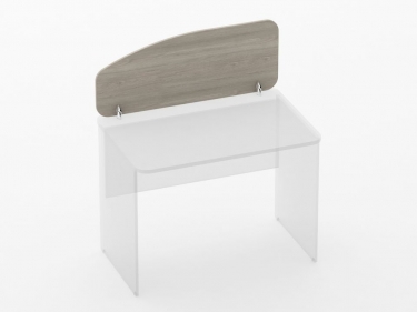 Экран разделительный Персона Грата Glassy 5.12.10 Дуб сантана светлый