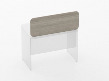 Экран разделительный прямой Персона Грата Glassy 5.14.10 Дуб сантана светлый