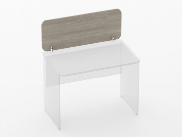 Экран разделительный прямой Персона Грата Glassy 5.14.10 Дуб сантана светлый