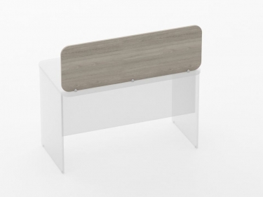 Экран разделительный прямой Персона Грата Glassy 5.14.12 Дуб сантана светлый