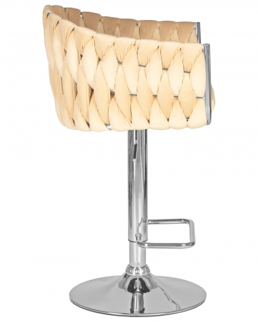 Стул барный DOBRIN DOBRIN MARCEL Бежевый велюр MJ9-10