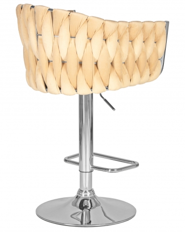 Стул барный DOBRIN DOBRIN MARCEL Бежевый велюр MJ9-10