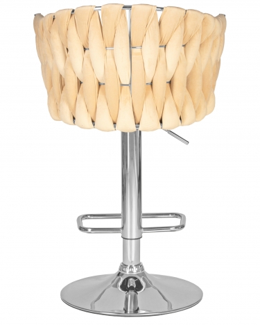 Стул барный DOBRIN DOBRIN MARCEL Бежевый велюр MJ9-10