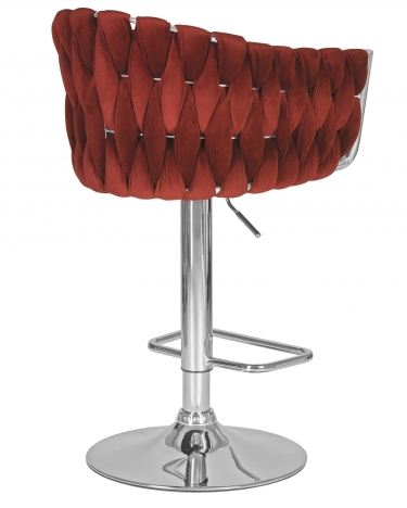 Стул барный DOBRIN DOBRIN MARCEL Винный велюр MJ9-35