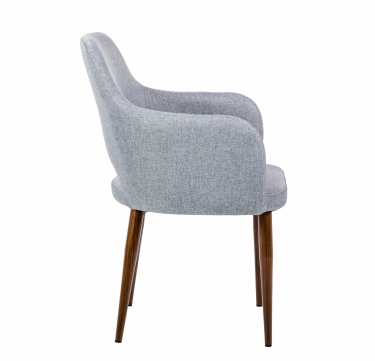 Стул с подлокотниками R-home Ledger Сканди Грей Торех