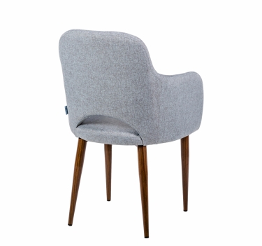 Стул с подлокотниками R-home Ledger Сканди Грей Торех