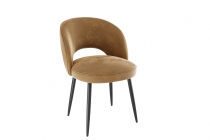 Стул Мебельсон Моли CHS.04 беж велюр/черный