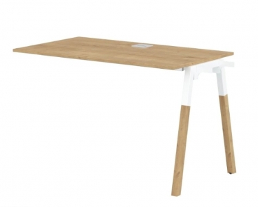 Брифинг-приставка Skyland Forta FB 1167 Дуб Гамильтон Белый премиум