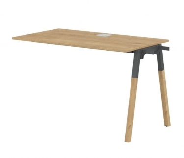 Брифинг-приставка Skyland Forta FB 1167 Дуб Гамильтон Черный графит