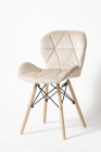 Стул кухонный Цвет мебели Eames SC-026 вельвет Бежевый