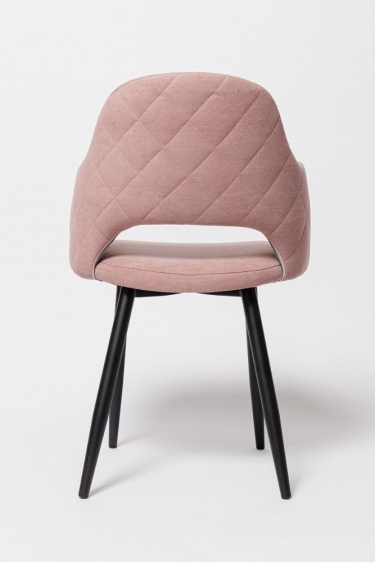 Стул Цвет мебели К14 black Розовый РС-12ч