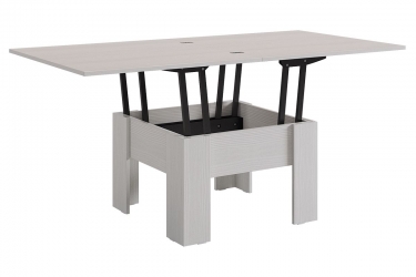 Стол-трансформер Мебельсон Секрет CZ-014 белый рамух/белый рамух