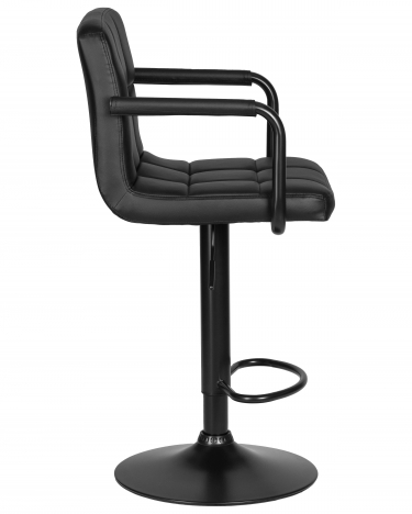 Стул барный DOBRIN DOBRIN KRUGER ARM BLACK черный