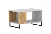 Стол журнальный SILVA Бруно НМ 014.86 Дуб Крафт золотой Серый камень